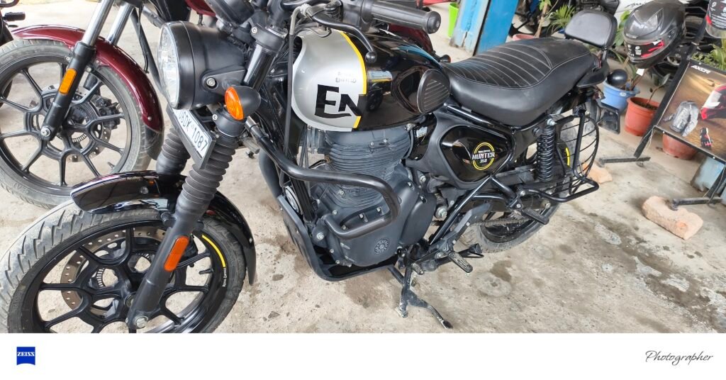 Royal Enfield Hunter 350 cc bs6 led combi disc top 2023 Nov